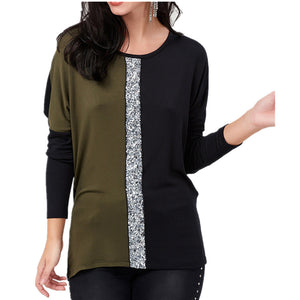 Women's Cotton Blended Long-sleeved Shirt