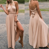 Women Bandage Convertible Boho Maxi Dress