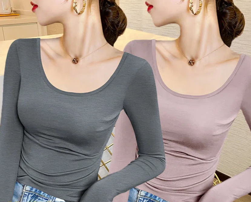 Modal Underlay Women's With U Neck Slimming