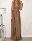 Women Bandage Convertible Boho Maxi Dress