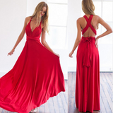 Women Bandage Convertible Boho Maxi Dress